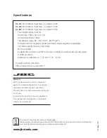 Предварительный просмотр 11 страницы jbc AL-2A User Manual