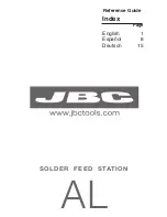 Preview for 1 page of jbc AL-9A Reference Manual