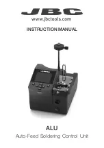 Предварительный просмотр 1 страницы jbc ALU-1A Instruction Manual