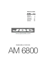 jbc AM 6800 Reference Manual preview