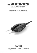 Предварительный просмотр 1 страницы jbc AM120 Instruction Manual