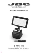 jbc B-iRON 115 Instruction Manual предпросмотр
