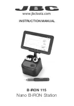 jbc B-iRON 115 Instruction Manual предпросмотр