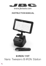 jbc B-IRON 115T Instruction Manual preview