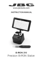 jbc B-iRON 210 Instruction Manual preview