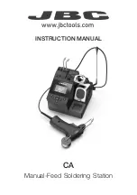 jbc CA Instruction Manual preview