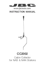 Preview for 1 page of jbc CC2002 Instruction Manual