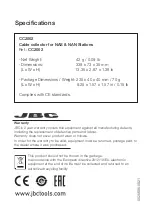 Preview for 4 page of jbc CC2002 Instruction Manual