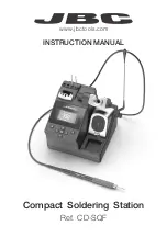 jbc CD-1SQF Instruction Manual предпросмотр