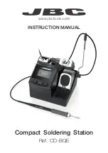 Предварительный просмотр 1 страницы jbc CD-BQE Instruction Manual