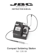 jbc CDE-1BA Instruction Manual предпросмотр