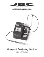 jbc CDE-BA Series Instruction Manual предпросмотр