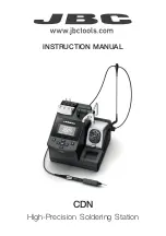 Предварительный просмотр 1 страницы jbc CDN-9QF Instruction Manual