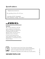 Предварительный просмотр 4 страницы jbc CHB-A Manual