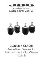 jbc CL3008 Instruction Manual предпросмотр