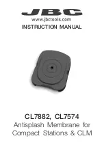 Preview for 1 page of jbc CL7882 Instruction Manual