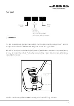 Preview for 5 page of jbc CLU Instruction Manual