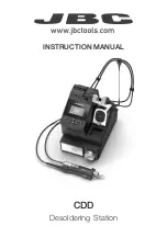 Предварительный просмотр 1 страницы jbc CS-1F Instruction Manual