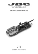 Предварительный просмотр 1 страницы jbc CTS Instruction Manual