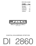 Предварительный просмотр 1 страницы jbc DI 2860 Instruction Manual