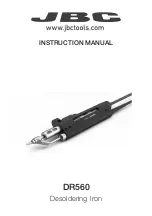 jbc DR560 Instruction Manual предпросмотр