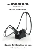 jbc DS-SE Instruction Manual предпросмотр