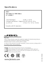 Предварительный просмотр 4 страницы jbc H0511 Instruction Manual