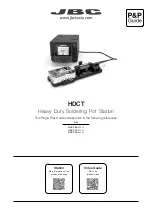 jbc HDCT Manual предпросмотр