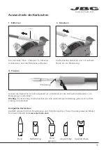 Предварительный просмотр 41 страницы jbc HDE-B Instruction Manual