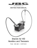 Предварительный просмотр 1 страницы jbc HDT-SD Instruction Manual