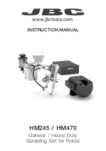 Preview for 1 page of jbc HM245 Instruction Manual