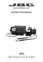 Предварительный просмотр 1 страницы jbc JNA Instruction Manual