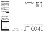 Preview for 1 page of jbc JT 6040 Manual