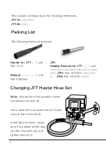 Preview for 2 page of jbc JT-T1A Instruction Manual