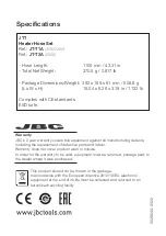 Preview for 4 page of jbc JT-T1A Instruction Manual