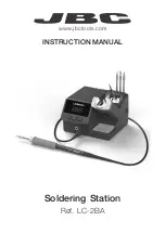 jbc LC-2BA Instruction Manual предпросмотр