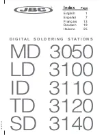 jbc MD 3050 Manual предпросмотр