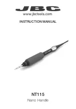 jbc NT115 Instruction Manual preview