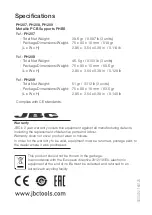 Preview for 4 page of jbc PH207 Instruction Manual