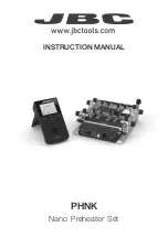 Предварительный просмотр 1 страницы jbc PHNK Instruction Manual