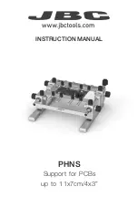 Preview for 1 page of jbc PHNS Instruction Manual