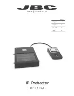 jbc PHS-1B User Manual предпросмотр