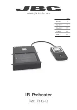 Предварительный просмотр 1 страницы jbc PHS-B Series Manual