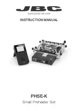 jbc PHSE-1KA Instruction Manual предпросмотр