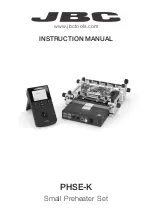 Предварительный просмотр 1 страницы jbc PHSE-1KA Instruction Manual