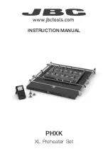 jbc PHXK Instruction Manual preview