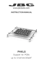 jbc PHXLS Instruction Manual preview