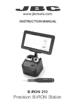 Preview for 1 page of jbc Precision B-iRON Station Instruction Manual