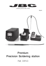 jbc Premium DIR-D series Manual предпросмотр