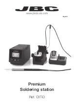 jbc Premium DIT-D Series Manual предпросмотр